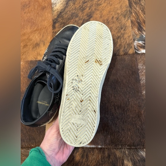 Saint Laurent Black Star Stud SL/06 Sneakers - Picture 7 of 7